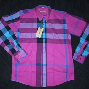 Burberry button up. Please read description